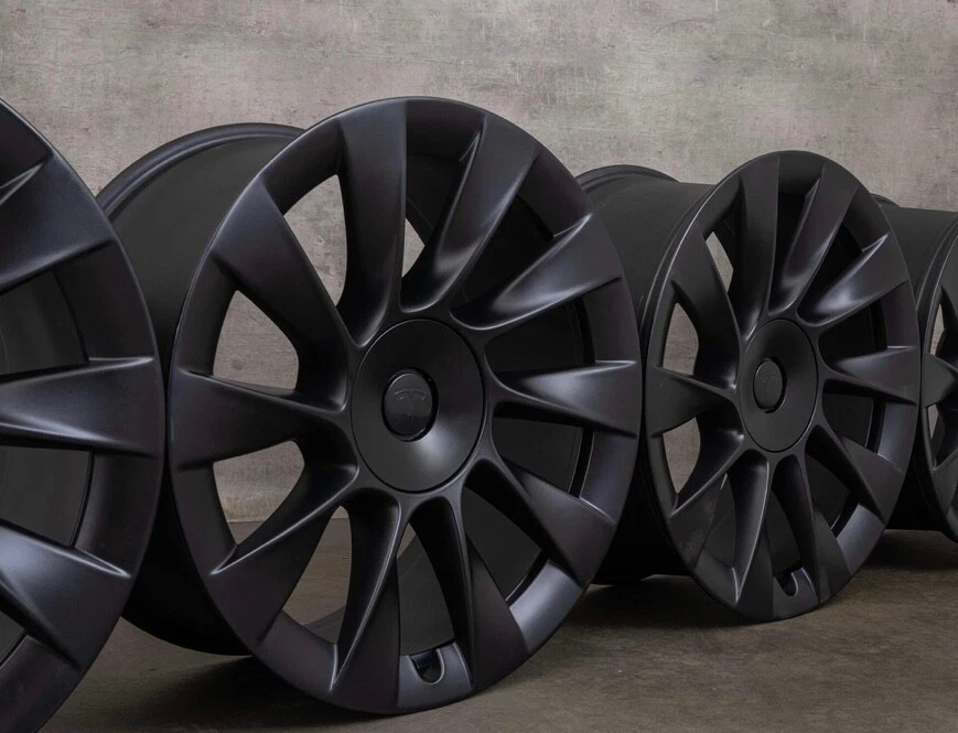 4 Llantas Nuevas 20'' para Tesla Modelo Y Negro Satin - Imagen 2 de 2
