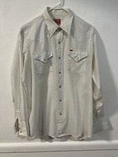 Vintage Ely Plains Western Pearl Snap Shirt. Size 16.5/34.