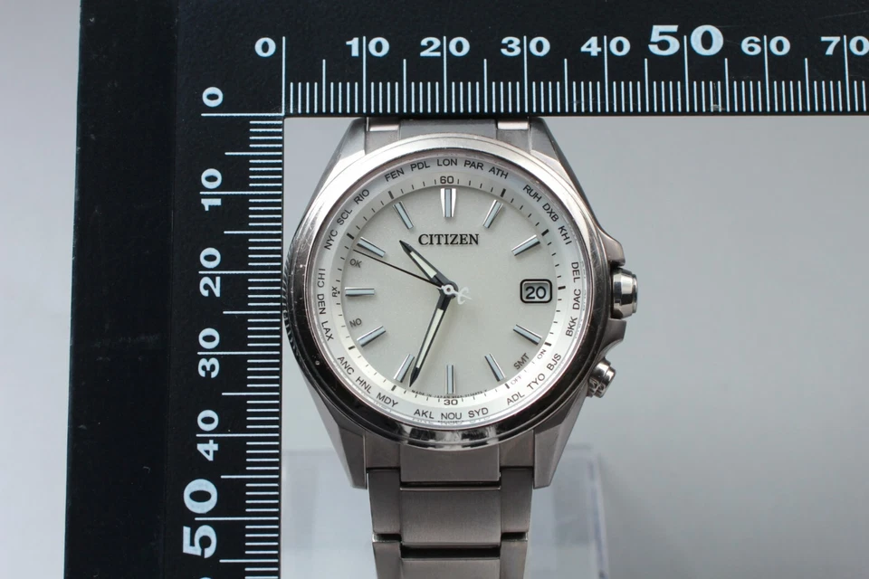 N MINT CITIZEN CB1070-56A H149-S096073 Automatic White dial Wristwatch JAPAN - Image 2 of 4