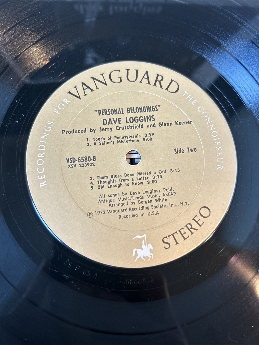 Dave Loggins – Personal Belongings ~ VG/VG Reissue | eBay