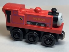 Thomas the Train Ivo Hugh Wooden Railway Tank Engine Friends 7 Red 2002 EUC