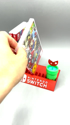 Spielehalter passend für Nintendo Switch Ständer Halterung Switch Spiele Games - Video 1 von 1