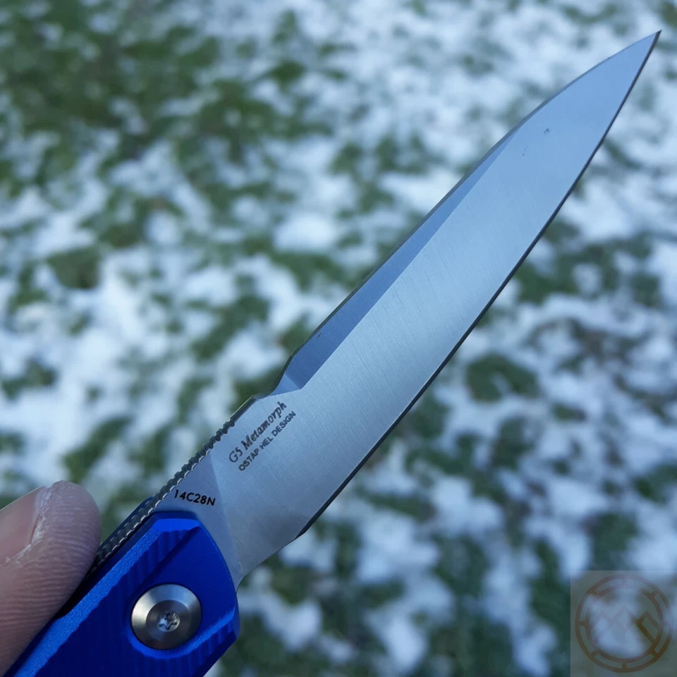 Нож складной Real Steel G5 Metamorph 3,5 дюйма 14C28N стальное лезвие алюминиевая ручка - Изображение 4 из 4