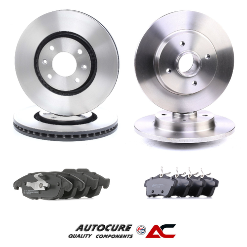 FOR CITROEN C4 PICASSO (MK1) FRONT AND REAR BRAKE DISCS & PADS SET [2006 2010] eBay