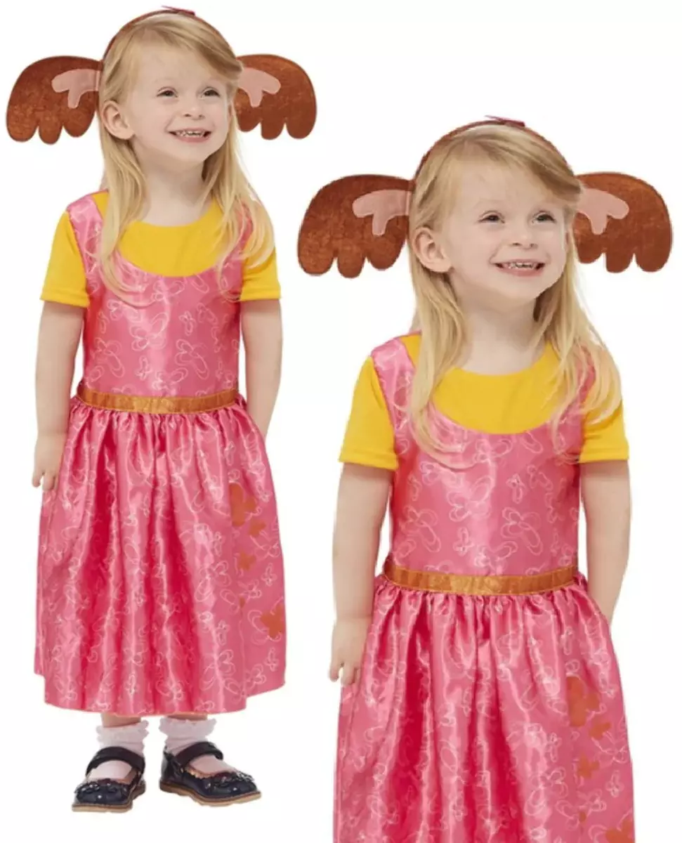 Bing Sula Costume Licensed Girls Bing Bunny Fancy Dress Sula Outfit Book Day