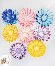 Paper Flowers Scrap book Decorations Sunflowers DIY Home Deco Birthday Cards