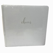 Creative Memories 12x12 Silver Gray Cheers Foiled Album Coverset Rare New Sealed