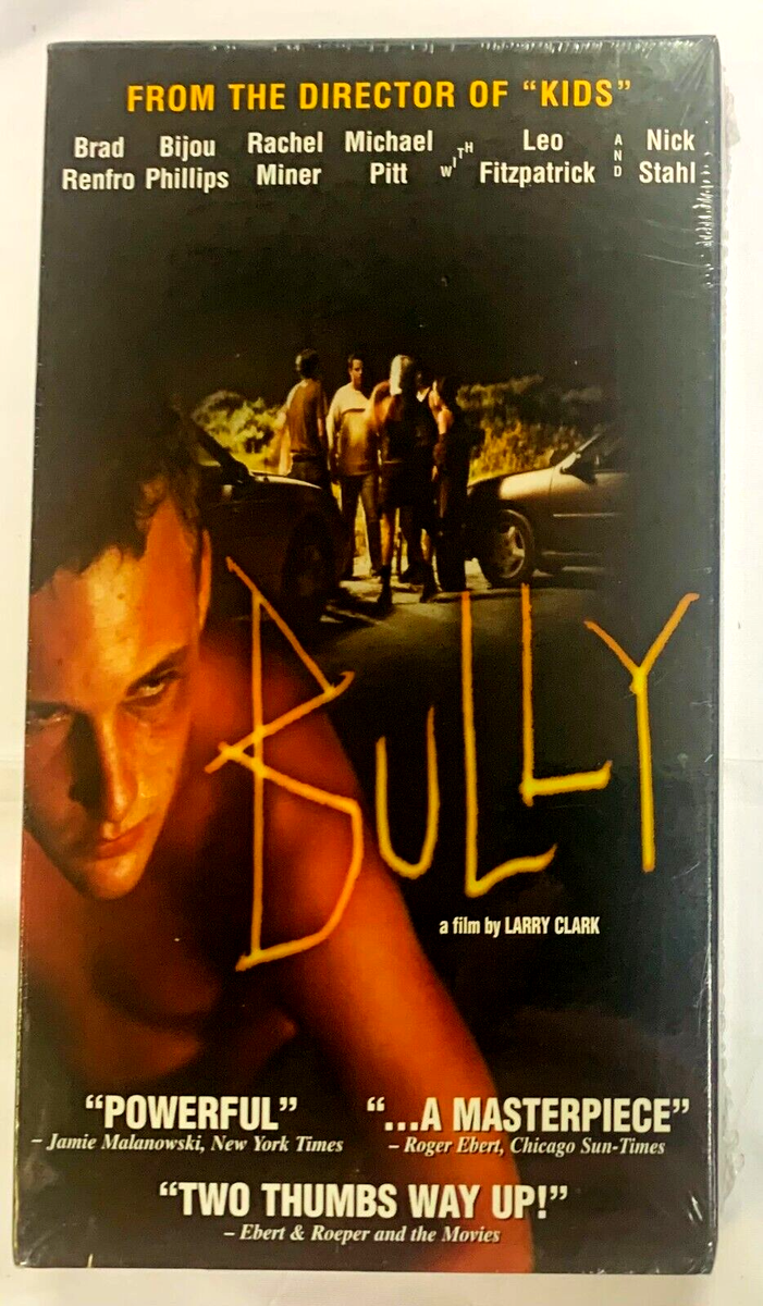 BULLY (VHS,2001) Larry Clark - Brad Renfro, Rachel Miner - NEW
