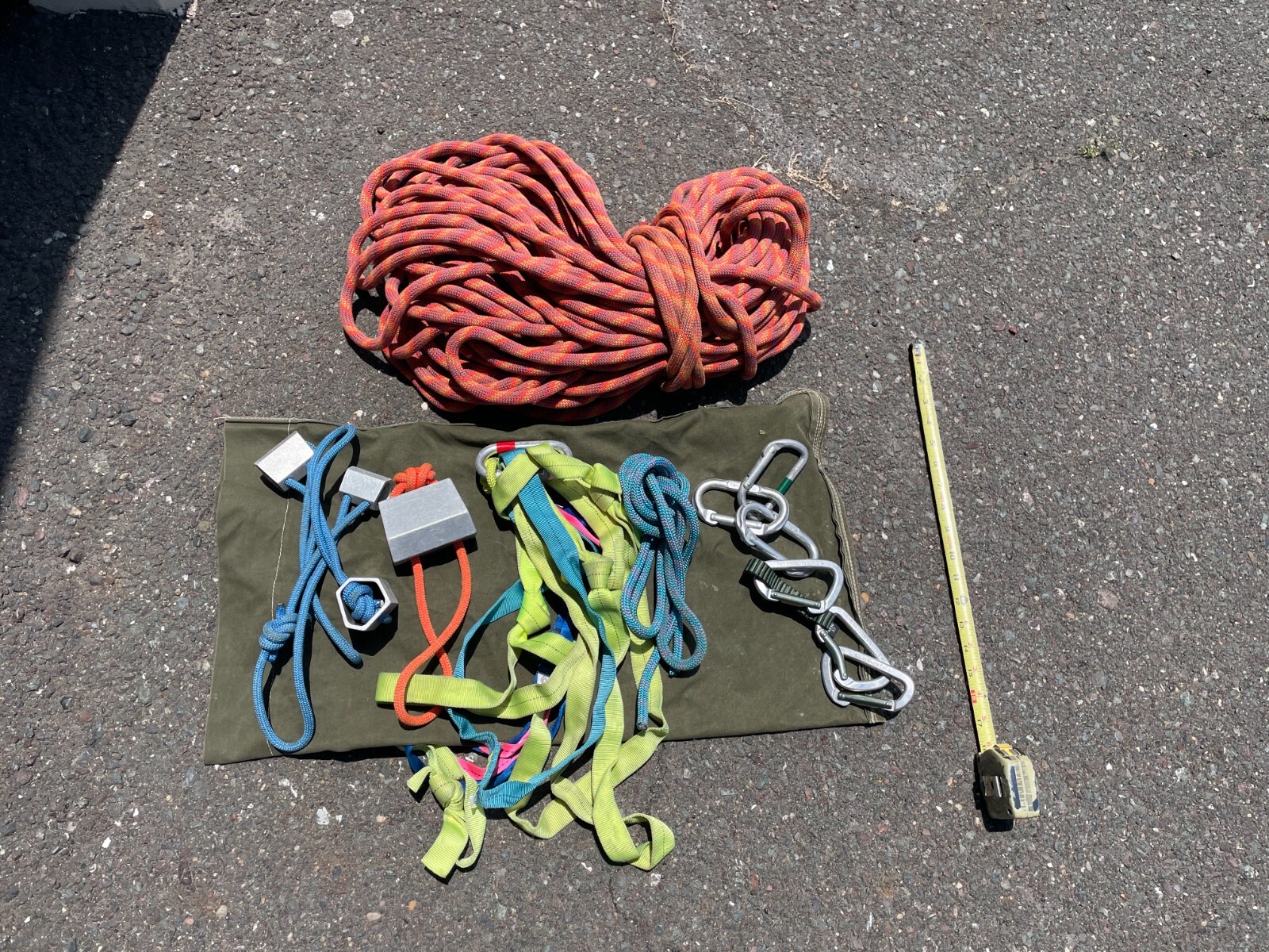 Vintage Chouinard climbing lot Hexentrics Carabiners rope etc NR eBay