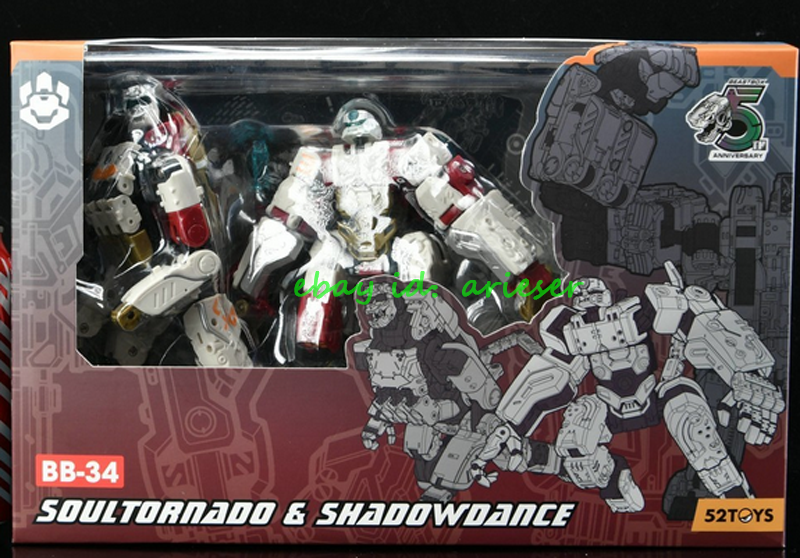 52toys Beastbox Giant Beast Clan Bb-34 Soultornado & Shadowdance