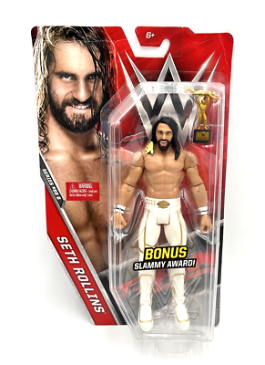 WWE Seth Rollins Series 68B Figure Chase Slammy Award Bonus White