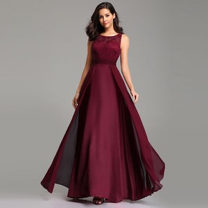 chiffon evening dress