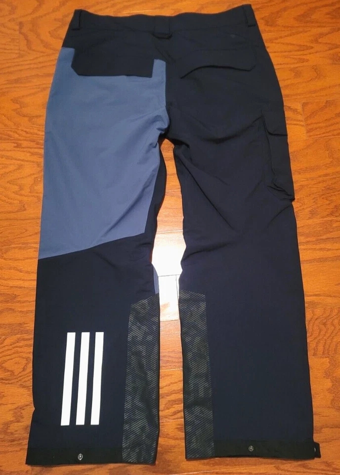 NUEVO CON ETIQUETAS NUEVO XLT Adidas Para hombres TERREX 3 Capas PCN Esquí Alpino Nieve Pantalones Azul $400 Foto 2 de 3