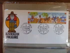 AUSTRALIA 1980 POST OFFICE MUSEUM MELB POSTMARK ON FOLKLORE STRIP 5 COVER