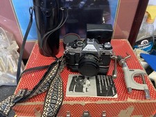 Canon AE-1 Program 35mm Manual SLR Film Camera with A Lot Of Extras