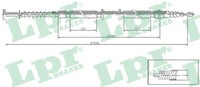 LPR C1238B Handbremsseil FüR Fiat