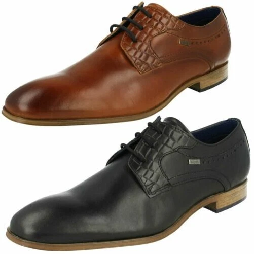 Herren Bugatti Runde Zehe Formale Schnürschuhe Leder 311-25202 - Bild 1 von 1