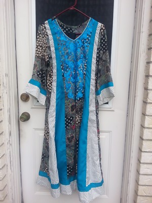 sachin and babi light blue dress PLAIN CHIFFON FROCK SUIT
