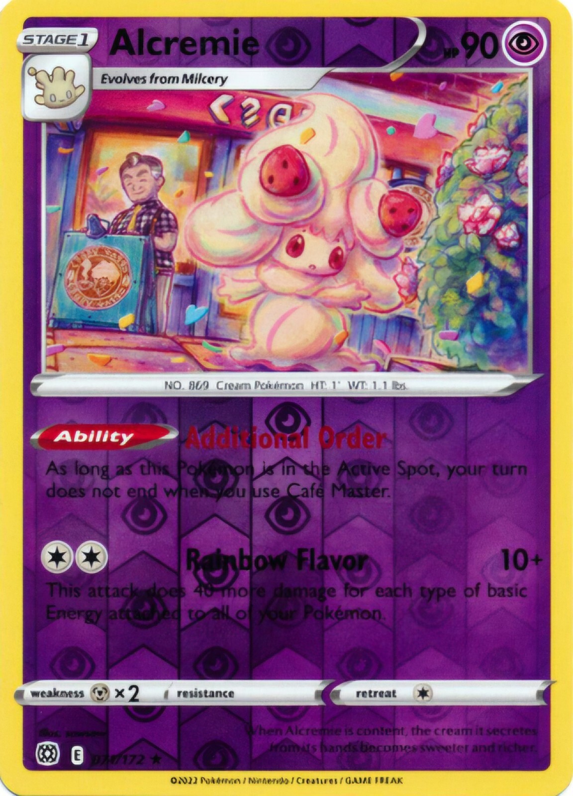 alcremie pokemon card value CGC 9.5 CHR Weakness / Resistance / Retreat Cost Alcremie Card | eBay
