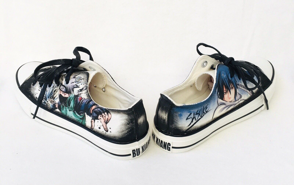 Hand Painted Anime Shoes Canvas Sneaker Low Top Casual Walking