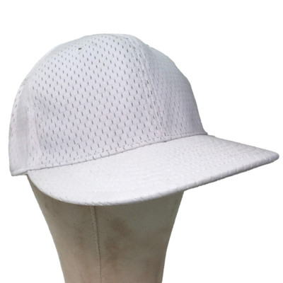 +POS TPOS Referee Umpire Official Baseball Football Cap Hat White Mesh 7 1/8''