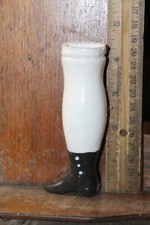 Antique Porcelain Doll Part Leg