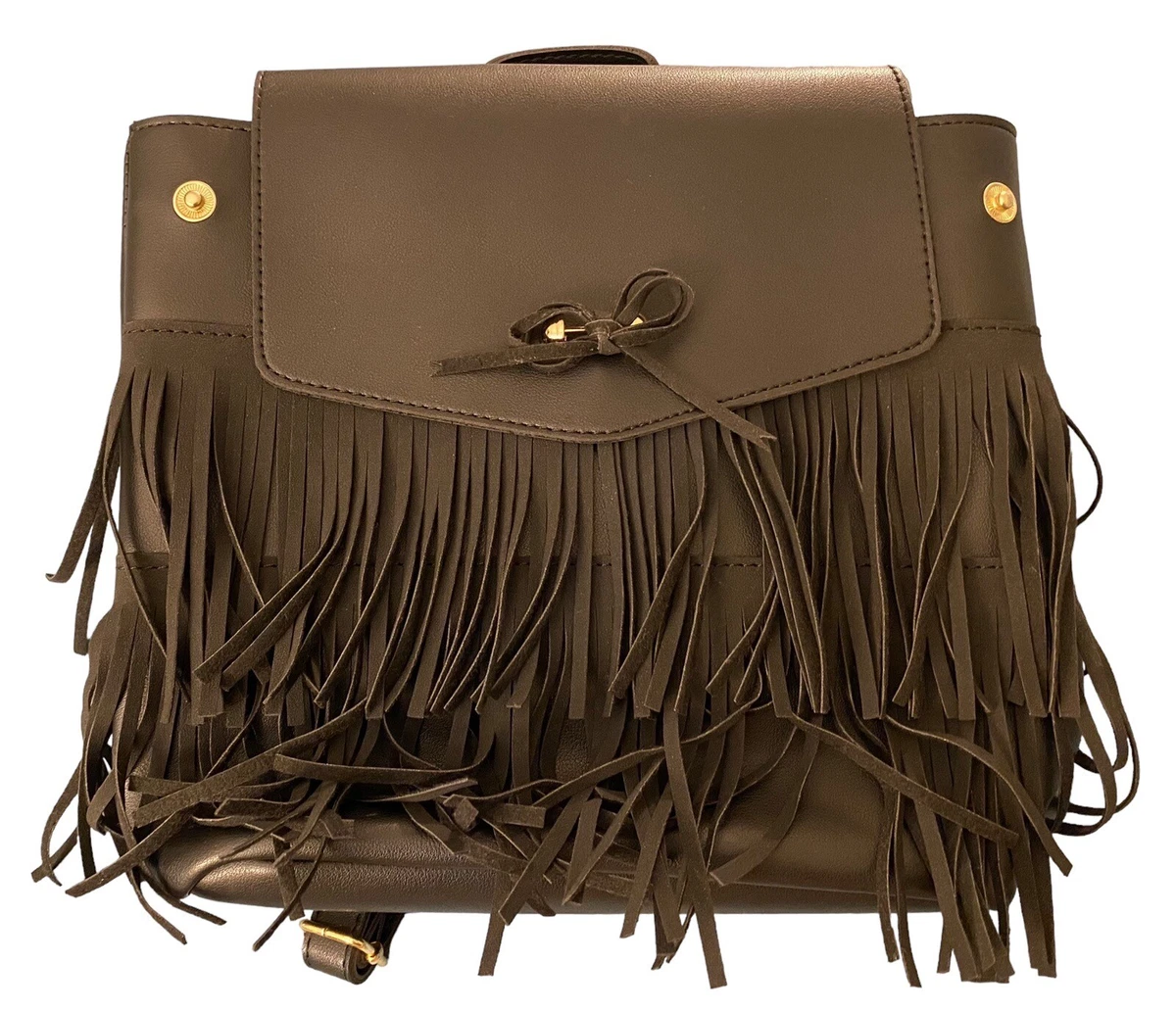 Guang Tong Fringe Mini Backpack New