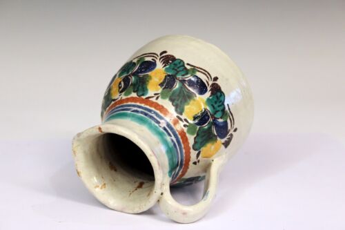 Old Gorky Gonzales Talavera Mexican Majolica Vintage Pottery Pitcher Vase Signed - Picture 3 of 12