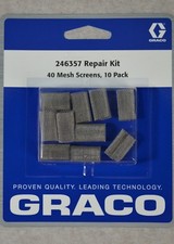 Graco 246357 Repair Kit; 40 Mesh Screens, 10 pack  ** GENUINE Graco **