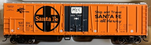 REFRIGERADOR MECÁNICO ATHEARN 75472 SANTA FE 50 ft ATSF SFRD #50742 RTR EMBALAJE ORIGINAL KD *NUEVO* | Zustand: New