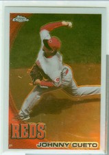Johnny Cueto Cincinnati Reds 2010 Topps Chrome Card