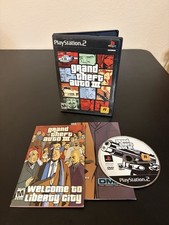 Grand Theft Auto III 3 (PlayStation 2, PS2, 2001) Complete CIB w/ Map - Tested