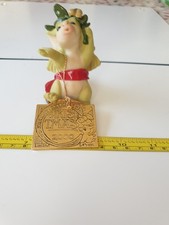 Pocket Dragons UNDER THE MISTLETOE 1999 c/w Xmas 2000 Ltd Ed. Medallion UNBOXED