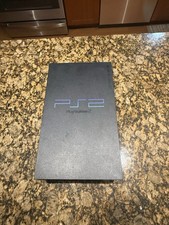 Sony PlayStation 2 PS2 Fat Black Console TESTED WORKING W/ Cords