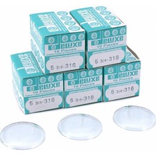 50 Plastic Watch Crystals Watchmakers Dome Parts 31.6mm