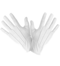 Gloves White for Adults