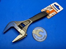 Bahco 9029 Chrome ERGO Adjustable Wrench 170mm Extra Wide Jaw 32mm Mechanic Tool
