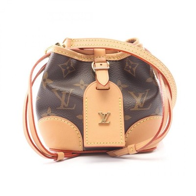 LOUIS VUITTON Noe Handtasche Schultertasche M57099 Monogram Canvas Leder Brau...