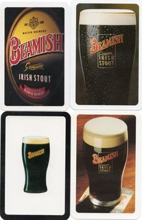 4 x RARE MODERN "British Brewery Beamish" SINGLE Play Cards