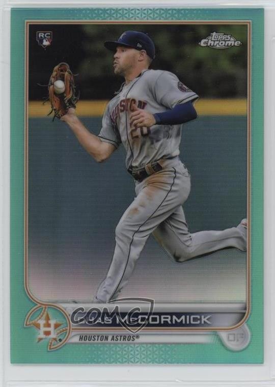 2022 Topps Chrome Aqua Refractor /199 Chas McCormick #43 Rookie RC