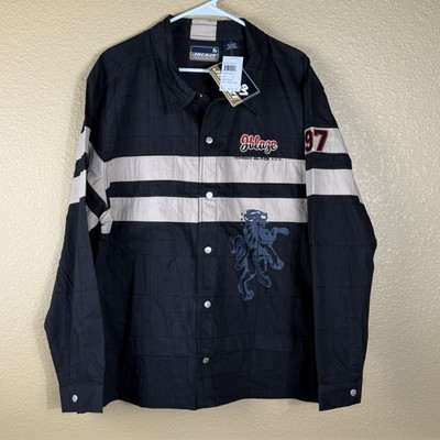 Johnny Blaze Vintage Snap Button Down Embroidered & Screen Print Shirt - XL NWT