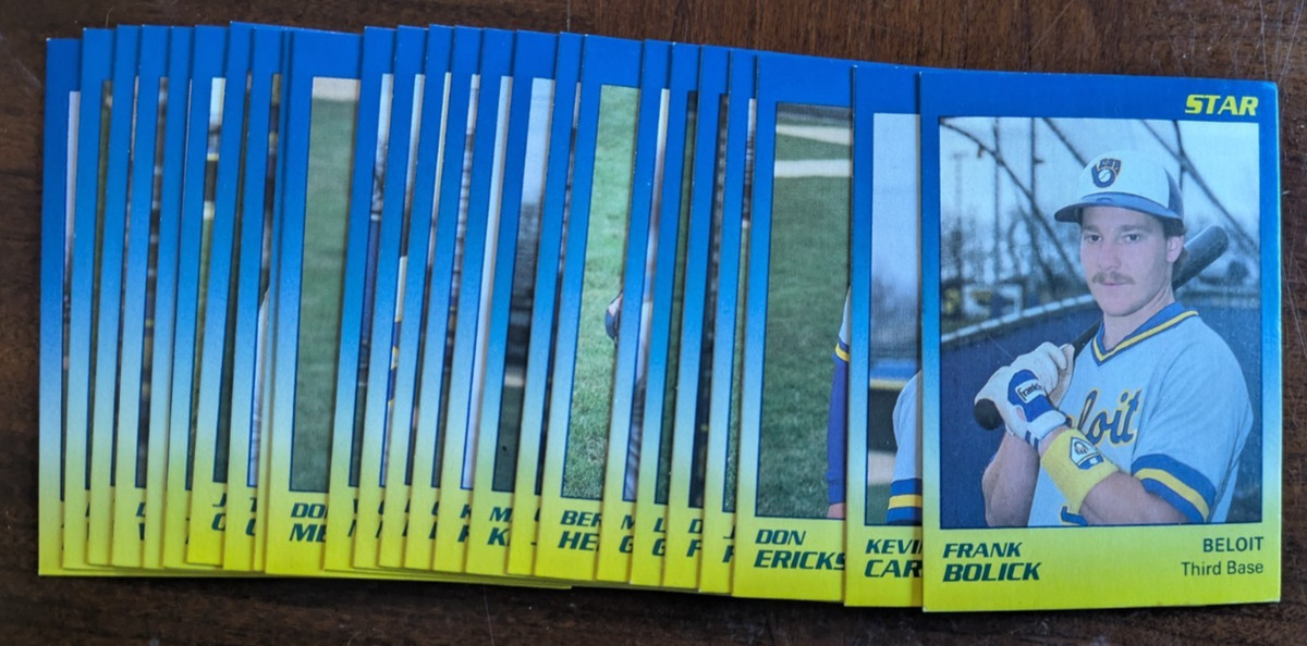 1989 Star Beloit Brewers I - You Pick 1 - Single A Milwaukee Minor League Team