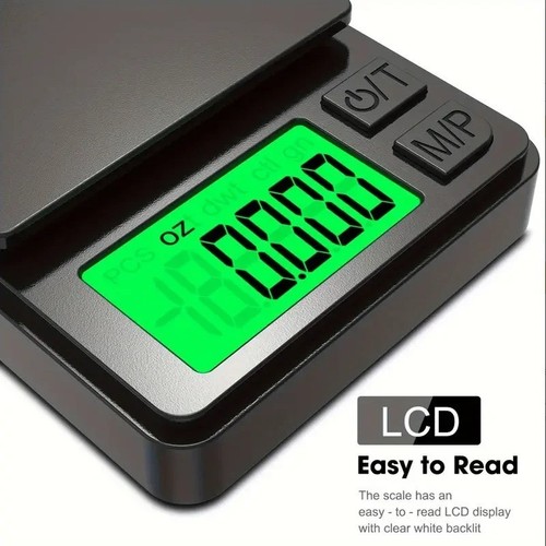 Mini Pocket Scale 1000g X 0.1g - Digital Gram, Food, Jewelry Scale - Picture 6 of 10