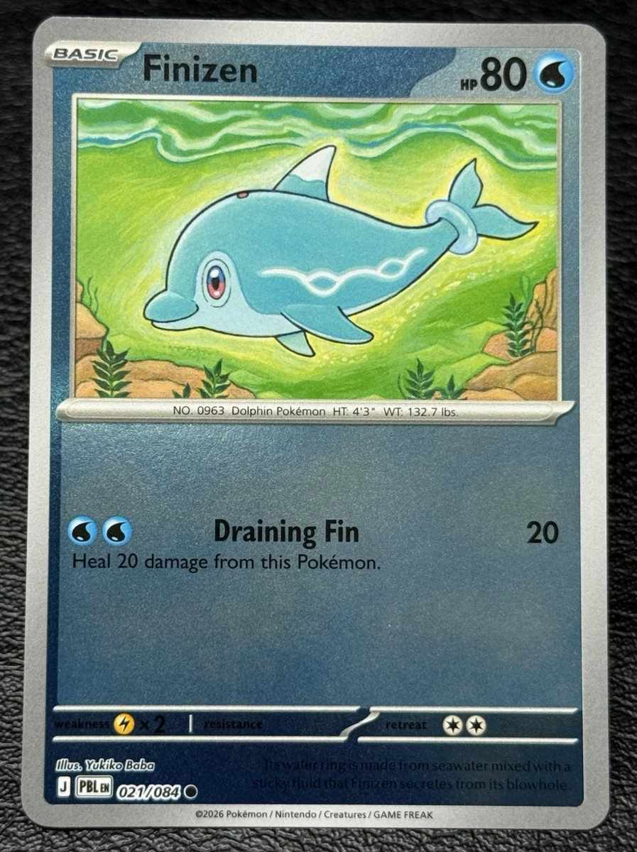 finizen pokemon card Prices & Value 2026 Water Rarity Pokemon Cards Finizen and Palafin