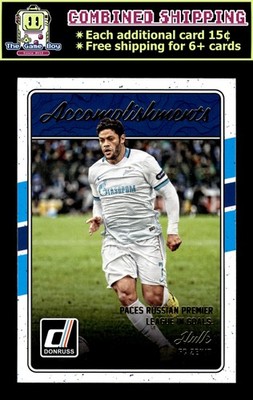 2016-17 Donruss Accomplishments #20 Hulk - Zenit St. Petersburg