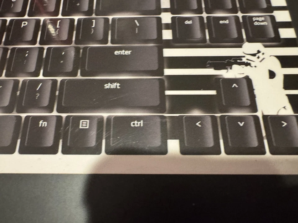 Teclado para juegos Razer Blackwidow Lite edición Stormtrooper interruptores naranjas Foto 4 de 4