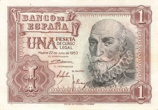 Spanien Spain España 1 Peseta 1953 aUNC (Serie Z)