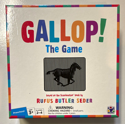 University Games Gallop! The Game Dice Board Game 2-4 Players Age 3+ (2007)