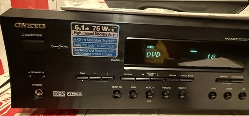 ONKYO TX-SR502 6.1 HiFi HOME THEATER RECEIVER / STEREO -TESTED SOUNDS GREAT!! - Picture 11 of 17