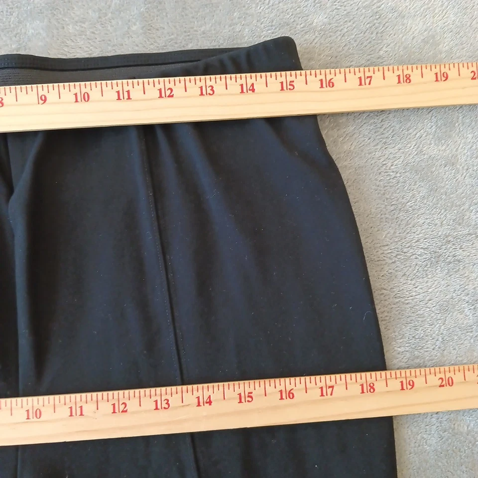 Pantalones al tobillo Old Navy para mujer grandes negros ajustados tiro alto 30x25 Foto 2 de 4